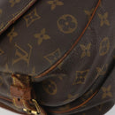 LOUIS VUITTON Monogram Saumur 30 Shoulder Bag M42256 LV Auth gh2324-16