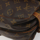 LOUIS VUITTON Monogram Saumur 30 Shoulder Bag M42256 LV Auth gh2324-17