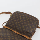 LOUIS VUITTON Monogram Saumur 30 Shoulder Bag M42256 LV Auth gh2324-22