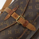 LOUIS VUITTON Monogram Saumur 30 Shoulder Bag M42256 LV Auth gh2324-25