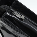 GUCCI Tote Bag Patent Black Silver 001 3264 Auth gh2325-14