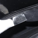 GUCCI Tote Bag Patent Black Silver 001 3264 Auth gh2325-15