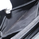 GUCCI Tote Bag Patent Black Silver 001 3264 Auth gh2325-20