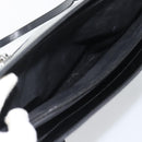 GUCCI Tote Bag Patent Black Silver 001 3264 Auth gh2325-21