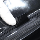 GUCCI Tote Bag Patent Black Silver 001 3264 Auth gh2325-23