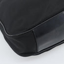 GUCCI Bamboo Hand Bag Nylon 2way Black Silver 001 1705 1577 Auth gh2326-16