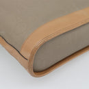 Christian Dior Shoulder Bag PVC Leather Beige Gold Tone Auth gh2327-13