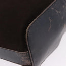 GUCCI Shoulder Bag Suede Brown Gold Tone 001 3814 Auth gh2328-14