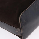GUCCI Shoulder Bag Suede Brown Gold Tone 001 3814 Auth gh2328-16
