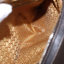 GUCCI Shoulder Bag Suede Brown Gold Tone 001 3814 Auth gh2328-22