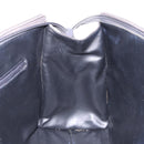 BALLY Hand Bag Leather Gray Gold Tone Auth gh2329-20