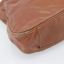 GUCCI Bamboo Hand Bag Leather 2way Brown Gold Tone Auth gh2330-13