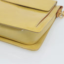 LOUIS VUITTON Monogram Vernis Motto Accessory Pouch Beige M91136 LV Auth gh2331A-14