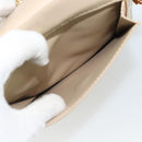LOUIS VUITTON Monogram Vernis Motto Accessory Pouch Beige M91136 LV Auth gh2331A-20