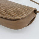 FENDI Shoulder Bag Leather Brown Gold Tone Auth gh2333A-15