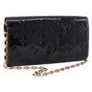 LOUIS VUITTON Monogram Vernis Portefeiulle Sarah Chain M90088 LV Auth gh2334V-1