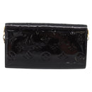 LOUIS VUITTON Monogram Vernis Portefeiulle Sarah Chain M90088 LV Auth gh2334V-2