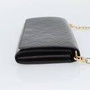 LOUIS VUITTON Monogram Vernis Portefeiulle Sarah Chain M90088 LV Auth gh2334V-4