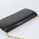 LOUIS VUITTON Monogram Vernis Portefeiulle Sarah Chain M90088 LV Auth gh2334V-6