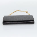 LOUIS VUITTON Monogram Vernis Portefeiulle Sarah Chain M90088 LV Auth gh2334V-5