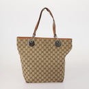 GUCCI GG Canvas Shoulder Bag Hand Bag 3 Set Beige Pink Silver Auth gh2336-2