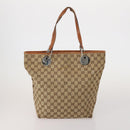 GUCCI GG Canvas Shoulder Bag Hand Bag 3 Set Beige Pink Silver Auth gh2336-3
