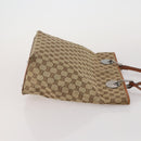 GUCCI GG Canvas Shoulder Bag Hand Bag 3 Set Beige Pink Silver Auth gh2336-4