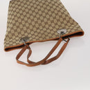 GUCCI GG Canvas Shoulder Bag Hand Bag 3 Set Beige Pink Silver Auth gh2336-5