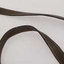 FENDI Zucchino Shoulder Bag PVC Leather 2 Set Brown Gold Tone Auth gh2337-14
