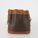 CELINE Dior Trotter Macadam Shoulder Bag Canvas PVC 2 Set Brown Red Auth gh2338-3