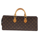 LOUIS VUITTON Monogram Sac Triangle Hand Bag M51360 LV Auth gh2339A-3