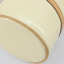 LOUIS VUITTON Monogram Vernis Bedford Hand Bag Perle M91006 LV Auth gh2340V-17