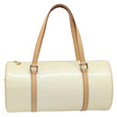 LOUIS VUITTON Monogram Vernis Bedford Hand Bag Perle M91006 LV Auth gh2340V-13