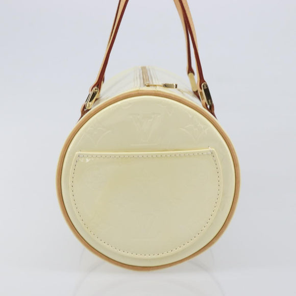 LOUIS VUITTON Monogram Vernis Bedford Hand Bag Perle M91006 LV Auth gh2340V