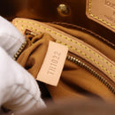 LOUIS VUITTON Monogram Vernis Reade PM Hand Bag Bronze M91146 LV Auth gh2341V-11