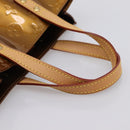 LOUIS VUITTON Monogram Vernis Reade PM Hand Bag Bronze M91146 LV Auth gh2341V-7