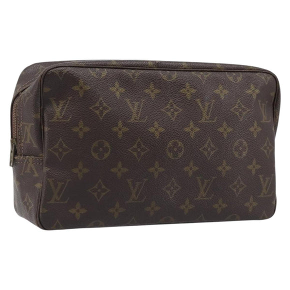 LOUIS VUITTON Monogram Trousse Toilette 28 Clutch Bag M47522 LV Auth gh2343