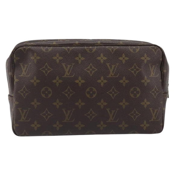 LOUIS VUITTON Monogram Trousse Toilette 28 Clutch Bag M47522 LV Auth gh2343