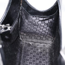 GUCCI Jackie Hand Bag Leather Black Silver 002 1067 Auth gh2346-18