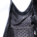 GUCCI Jackie Hand Bag Leather Black Silver 002 1067 Auth gh2346-19