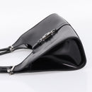 GUCCI Jackie Hand Bag Leather Black Silver 002 1067 Auth gh2346-4