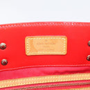 LOUIS VUITTON Monogram Vernis Reade MM Hand Bag Red M91086 LV Auth gh2348-10