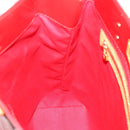 LOUIS VUITTON Monogram Vernis Reade MM Hand Bag Red M91086 LV Auth gh2348-18