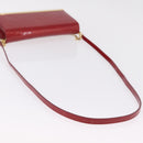 LOUIS VUITTON Monogram Vernis Clutch Ana Bag Rose Andian M90092 LV Auth gh2351-9