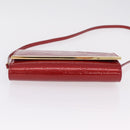 LOUIS VUITTON Monogram Vernis Clutch Ana Bag Rose Andian M90092 LV Auth gh2351-5