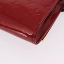 LOUIS VUITTON Monogram Vernis Clutch Ana Bag Rose Andian M90092 LV Auth gh2351-19