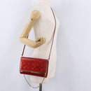 LOUIS VUITTON Monogram Vernis Clutch Ana Bag Rose Andian M90092 LV Auth gh2351-30