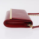 LOUIS VUITTON Monogram Vernis Clutch Ana Bag Rose Andian M90092 LV Auth gh2351-3