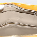LOUIS VUITTON Monogram Vernis Houston Hand Bag Beige M91004 LV Auth gh2356-10