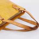 LOUIS VUITTON Monogram Vernis Houston Hand Bag Beige M91004 LV Auth gh2356-7